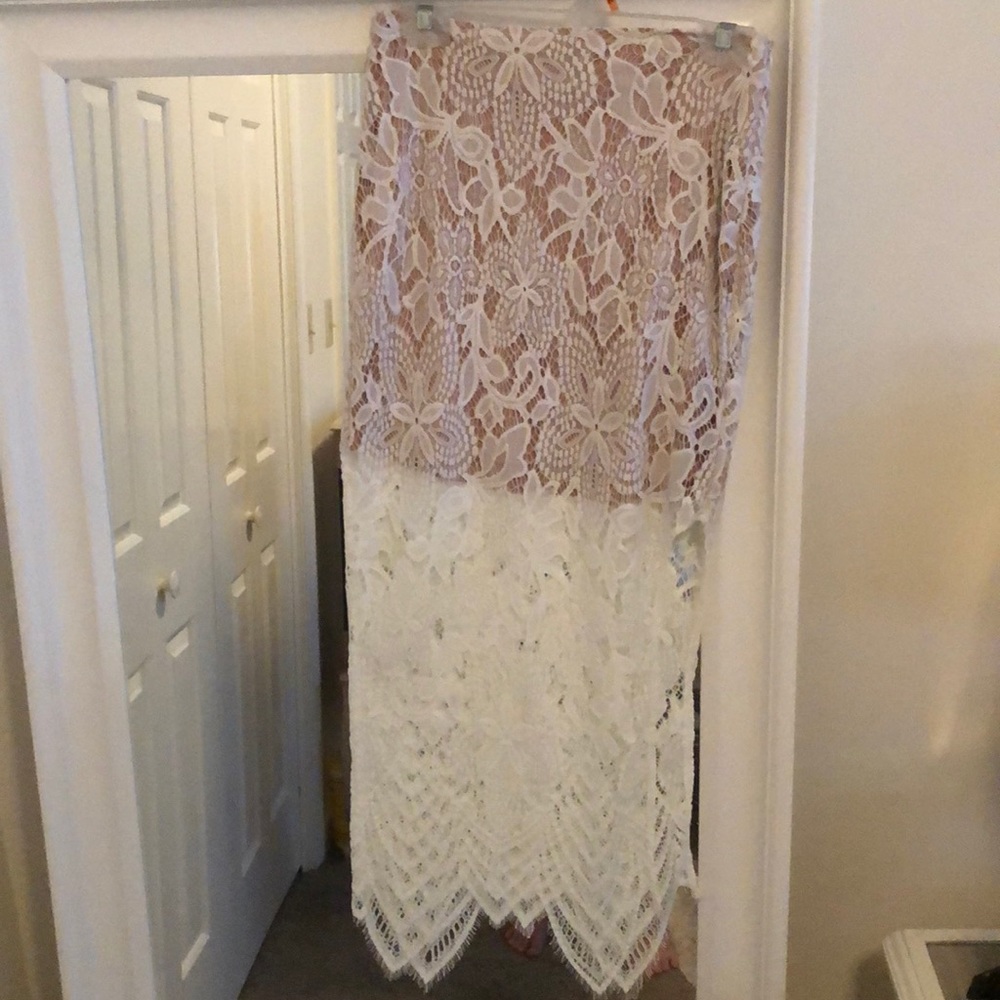 High low maxi skirt